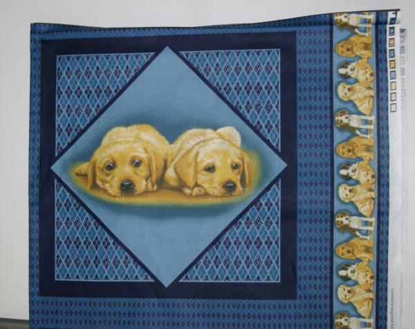 Patchworkstoff Hundepanel